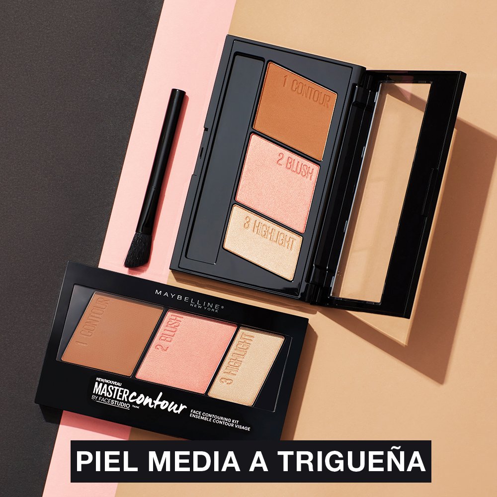 Maybelline Facestudio Master Contour Face Contouring Kit, Medium to Deep, 1 Count - Image 6